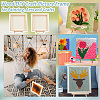 4Pcs Wood DIY Children Craft Picture Frame WOOD-OC0003-69A-6