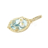 Brass Enamel Pendants LS-KK-F886-03G-08-2