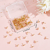 CREATCABIN 100Pcs 304 Stainless Steel Stud Earring Findings STAS-CN0001-12-7