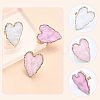 CHGCRAFT 3Pcs 3 Colors Adjustable Resin Palette Rings RJEW-CA0001-05-4