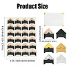 12Pcs 6 Styles Retro Hot Stamping Paper Photo Corner Self-Adhesive Stickers AJEW-CJ0001-53-2