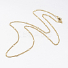 Brass Chain Necklaces X-MAK-L009-12G-2