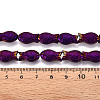 Electroplate Glass Beads Strands X1-EGLA-T025-03B-4