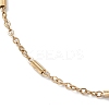 Ion Plating(IP) 304 Stainless Steel Satellite Chain Bracelets for Men Women STAS-B039-12G-2