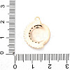 Brass Micro Pave Cubic Zirconia Pendants KK-D360-23G-3