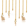 Brass Ceiling Fan Pull Chain Extenders HJEW-GL00005-1