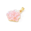 UV Plating Brass Pendants KK-R213-15G-03-2