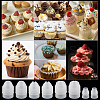 12Pcs 4 Styles Plastic Icing Piping Bag Nozzle Converter KY-SP0001-43-6