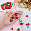 30Pcs 5 Styles Transparent Acrylic & Resin Pendants OHAR-SC0001-15-3