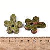 Natural Unakite Pendants G-T142-44I-3