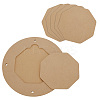 Medium Density Fiberboard (MDF) Portable Clay Wedging Board with Built AJEW-WH0270-255-1