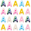 20Pcs UV Plating Opaque Acrylic European Beads OACR-TADJ0001-16A-2
