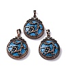 Synthetic Turquoise Pendants G-A241-02R-05-1
