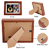 Natural Wood Photo Frames DJEW-WH0038-73B-4