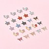 24Pcs 6 Styles Rack Plating Alloy Charms FIND-FS0003-09-9