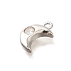Brass Micro Pave Cubic Zirconia Charms LS-KK-C085-22P-2