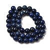 Dyed Round Natural Lapis Lazuli Beads Strands G-K081-8mm-4