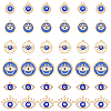 36Pcs 6 Style Rack Plating Alloy Enamel Pendants FIND-HY0001-67-1
