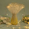 Wrinkled Wavy Gauze Yarn Flower Bouquets Wrapping Packaging DIY-CY0001-78A-3