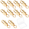 10Pcs Brass Lobster Claw Clasps KK-BBC0024-53-1