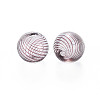 Transparent Handmade Blown Glass Globe Beads GLAA-T012-33A-2
