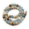 Natural Blue Calcite Beads Strands G-H312-C02-8mm-3