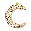 304 Stainless Steel Pendants STAS-U030-07G-1
