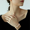 6Pcs 2 Colors 925 Sterling Silver Locking Jump Ring STER-BBC0008-70A-G-7