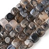 Natural Dragon Veins Agate Beads Strands G-G177-E10-05-1