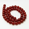 Natural Carnelian Beads Strands G-G338-10mm-02-2