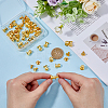 30 Sets Brass with Iron Knob Screw Rivet FIND-FH0008-64G-3