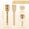 6Pcs Bamboo Spoons & Knifes & Forks AJEW-WH0411-024-3