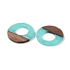 Resin & Wood Pendants WOOD-F015-14B-2