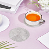 2Pcs PVC Hot Pads Cup Mats AJEW-LP0006-94A-1