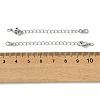 SHEGRACE Brass Curb Chain Extender XGR0149P-164P-3