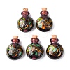 Handmade Lampwork Perfume Bottle Pendants LAMP-H072-01B-1