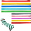 10Pcs 10 Styles Silicone Towel Bands for Beach Chairs AJEW-AR0001-88-1
