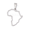 Non-Tarnish 304 Stainless Steel Pendants STAS-G284-02P-1