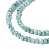 Opaque Glass Beads Strands GLAA-H022-03-4