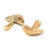 304 Stainless Steel Rhinestone Pendants STAS-Z145-15G-01-2