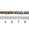 Electroplate Glass Beads Strands EGLA-P061-01A-08-4