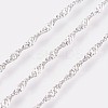 Long-Lasting Plated Brass Chain Necklaces NJEW-K112-11P-NF-2