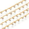 Plated Seed Beads Cords OCOR-R039-J03-1