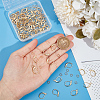 80Pcs 304 Stainless Steel Leverback Earring Findings STAS-SP0001-13-3