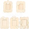 Unfinished Natural Wood Photo Frames WOOD-NB0001-53-1