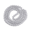 Baking Paint Imitation Jade Glass Round Bead Strands X1-DGLA-Q021-8mm-43-2