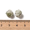 Natural Peace Jade Carved Flower Scattered Beads G-O156-B-34-3