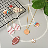 DIY Sports Themed Pendants Jewelry Making Finding Kits DIY-PJ0001-35-8
