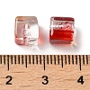 Two Tone Transparent Glass Beads GLAA-NH0001-03A-3
