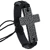 PU Leather Cord Adjustable Bracelets PW-WG27B74-01-1